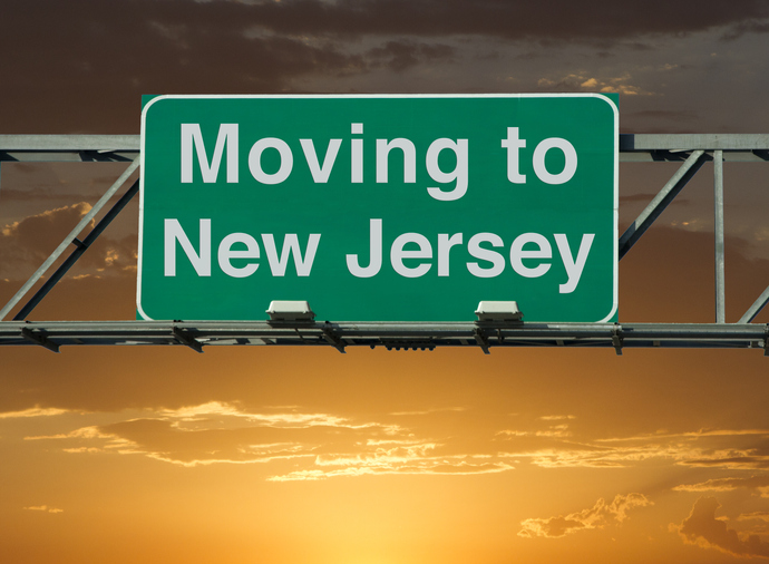 Moving to New Jersey Sign